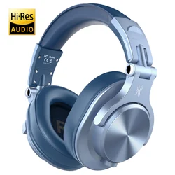 Premium Bluetooth 5.2 Hi - Res Audio Over - Ear Wireless Headphones with 72H Playtime (Sky Blue)