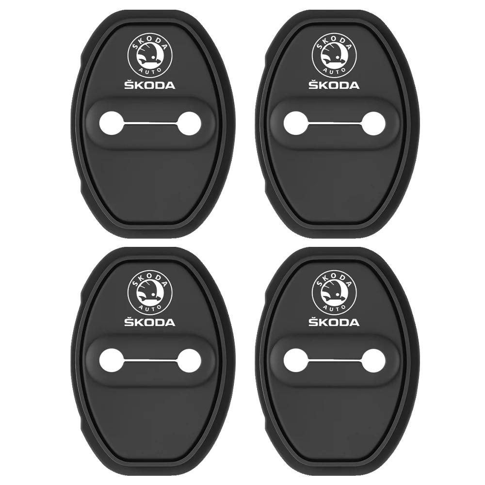 Protege Tu Skoda Karoq 2018: Cubrecerraduras ABS Negro (4 Piezas) – Fácil Instalación