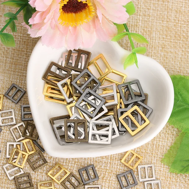 20/40Pcs Tiny Tri-glide Belt Buckle for DIY Doll Clothes Bags Mini Buckles Buttons Diy Doll Shoes Clothing Accessories 6/7/8.5mm 5