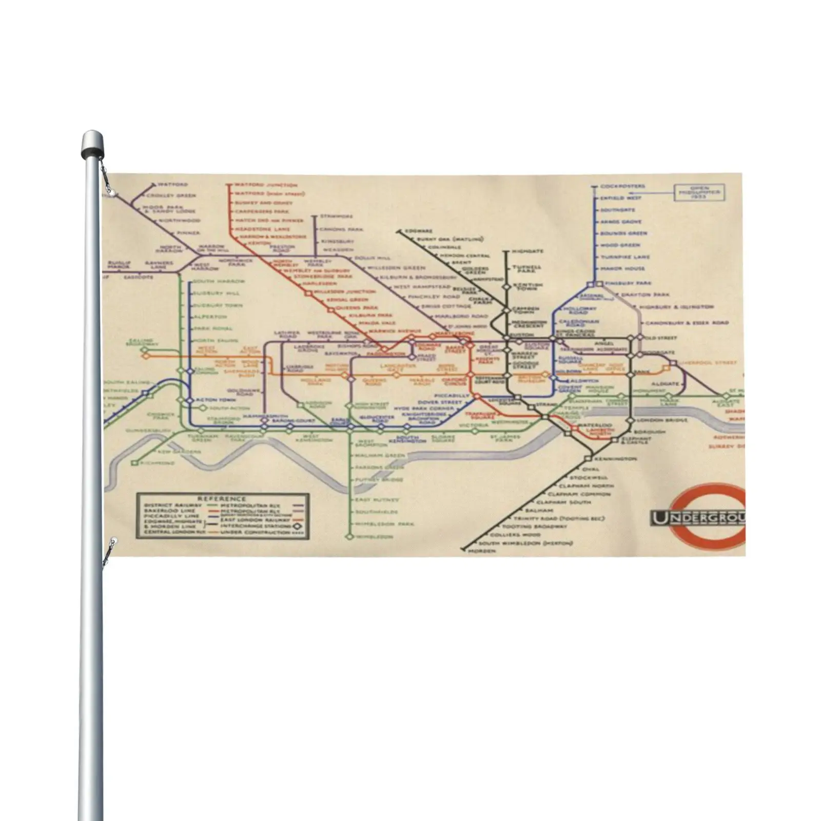 Map-Of-The-London-Underground-London-Metro-1933-Historical-Map-Studio-Grafiikka Bandiera Lituania Usa Brasile Portogallo Bielorussia