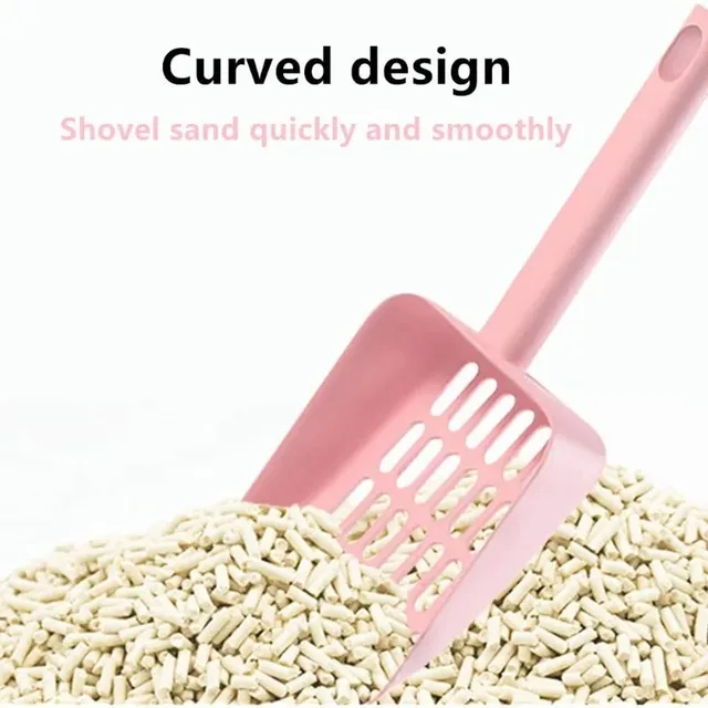 Plastic Scoop Cleanning Tool Cat Litter Scoop with Stand Cat Litter Shovel Strong ABS for Cat Sand Cleaning Supplies Products 4