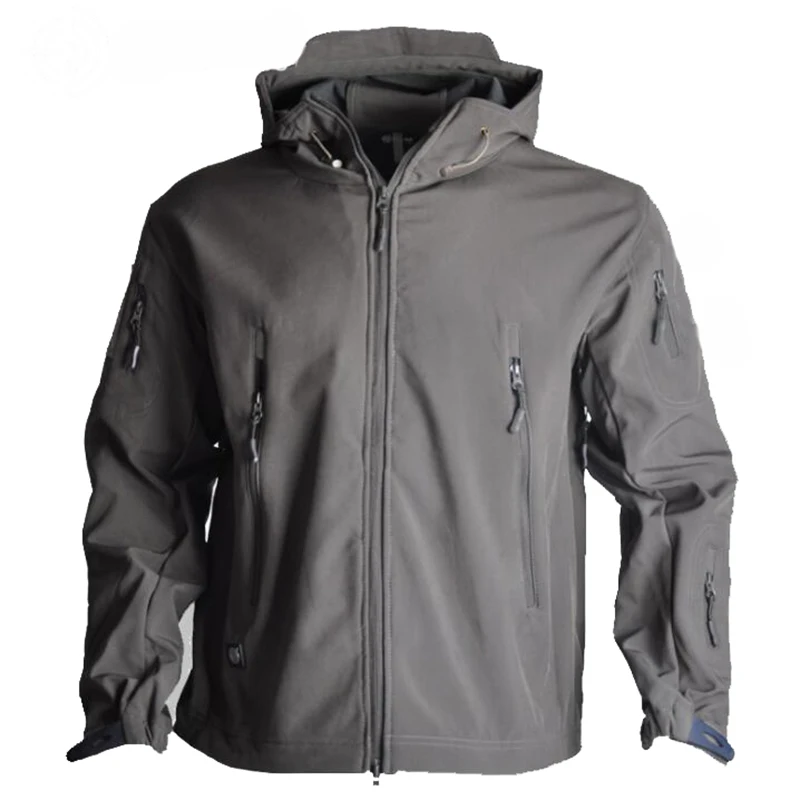 Tactical Jacket Military Soft Shell Jacket Set Men&s Waterproof Windproof Outdoor Sports Hiking Polar Jacket