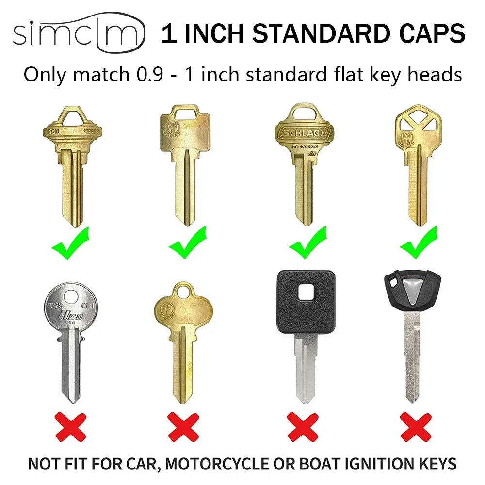 Vibrant Pink Rubber Key Covers - Soft Key Cap Toppers & Colorful Keyring Accessories