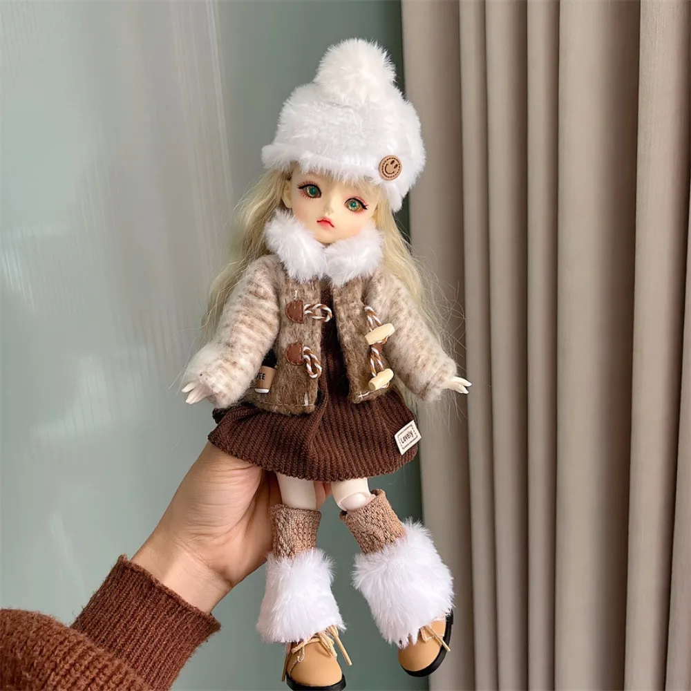 Fashion DIY 30cm Doll Clothes New Mini Cartoon 1/6 BJD Doll Outfit Set Gift Multistyles Doll Dress Doll Overall Suit