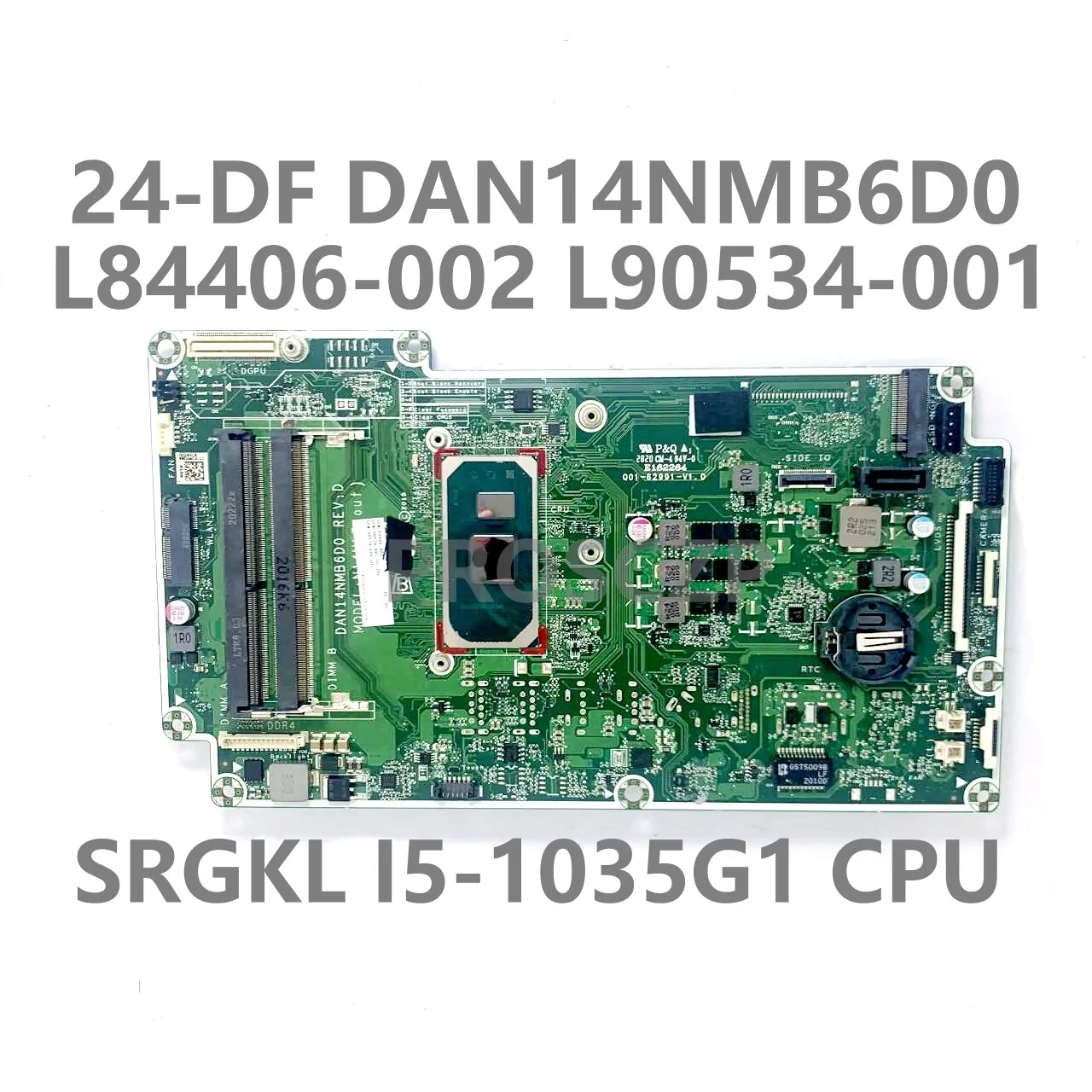 

Материнская плата для ноутбука HP 24-DF 27-DP, фотосессия 100% nmb6d0 с процессором SRGKL I5-1035G 1, полностью протестирована