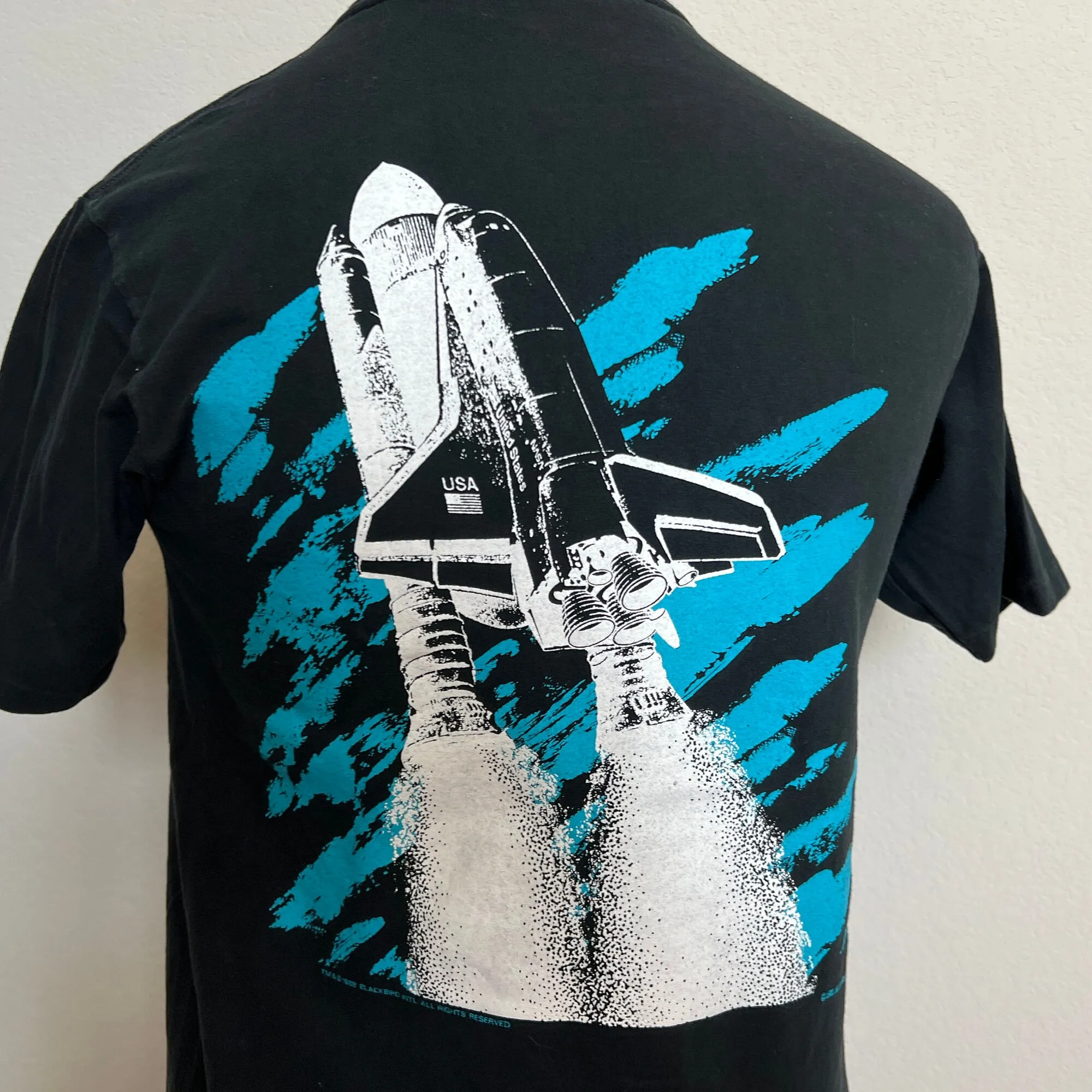 Maglietta Vintage Space Shuttle Anni '90 Taglia M