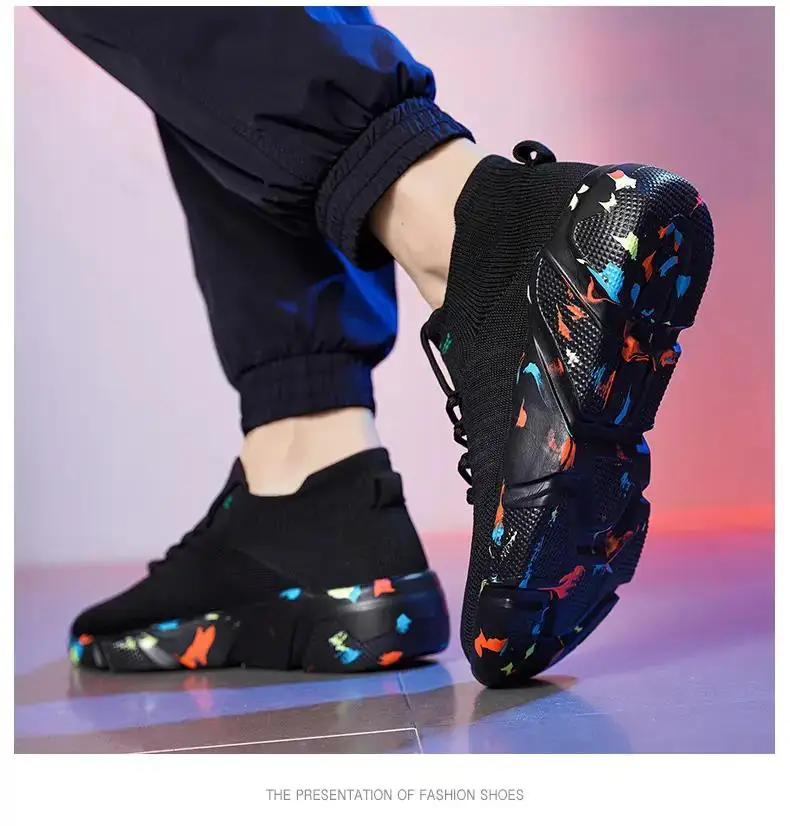 

Мужские сетчатые кроссовки на мягкой нескользящей подошве, большие размеры