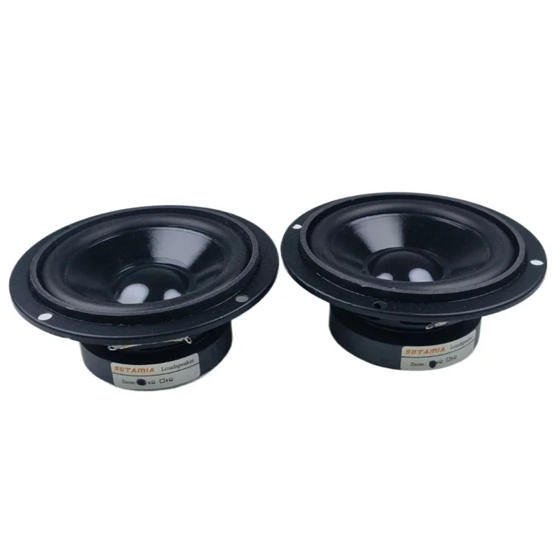 SOTAMIA 2Pcs 3 Inch Midrange Bass Speakers 4 Ohm 15W Outdoor Waterproof Bluetooth Speaker Audio Hifi Music DIY Music Loudspeaker