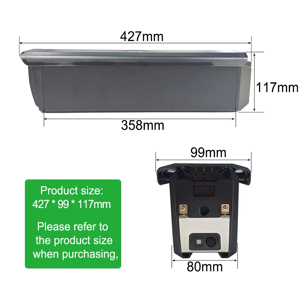 Himiway ebike Battery 36V 48V 52V 15Ah 20Ah 25Ah Samsung cell SYR Hidden Fat Tire batteries for Zebra Cobra Pro Step Thru Bigdog lithium battery pack