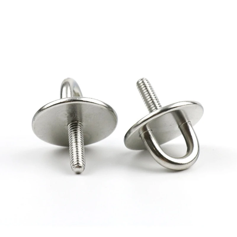 

304 Stainless Steel Staple Ring Hook U-Shaped Sail Shade Hardware for Boat Swing