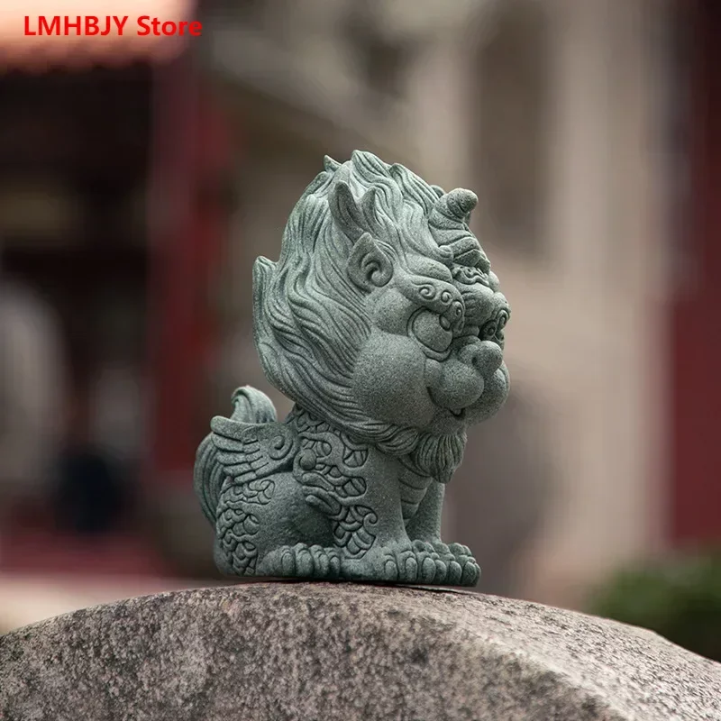 

LMHBJY New Chinese Style Wealth Attracting Decoration Fish Tank Aquarium Landscape Creation China-Chic Tea Pet Home Decoration