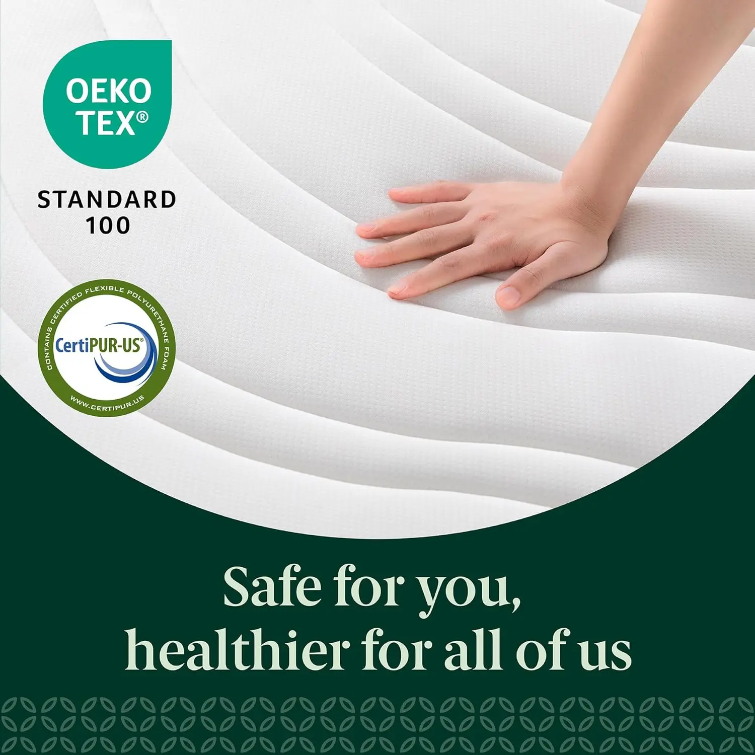 6 Inch Spring Sensation Hybrid Mattress [New Version], Medium Firm Feel, Fiberglass Free, Mattress in A Box, Twin 3