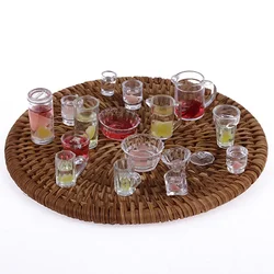 Miniature Dollhouse Chinese Cuisine Toy Set (15Pcs Cup)