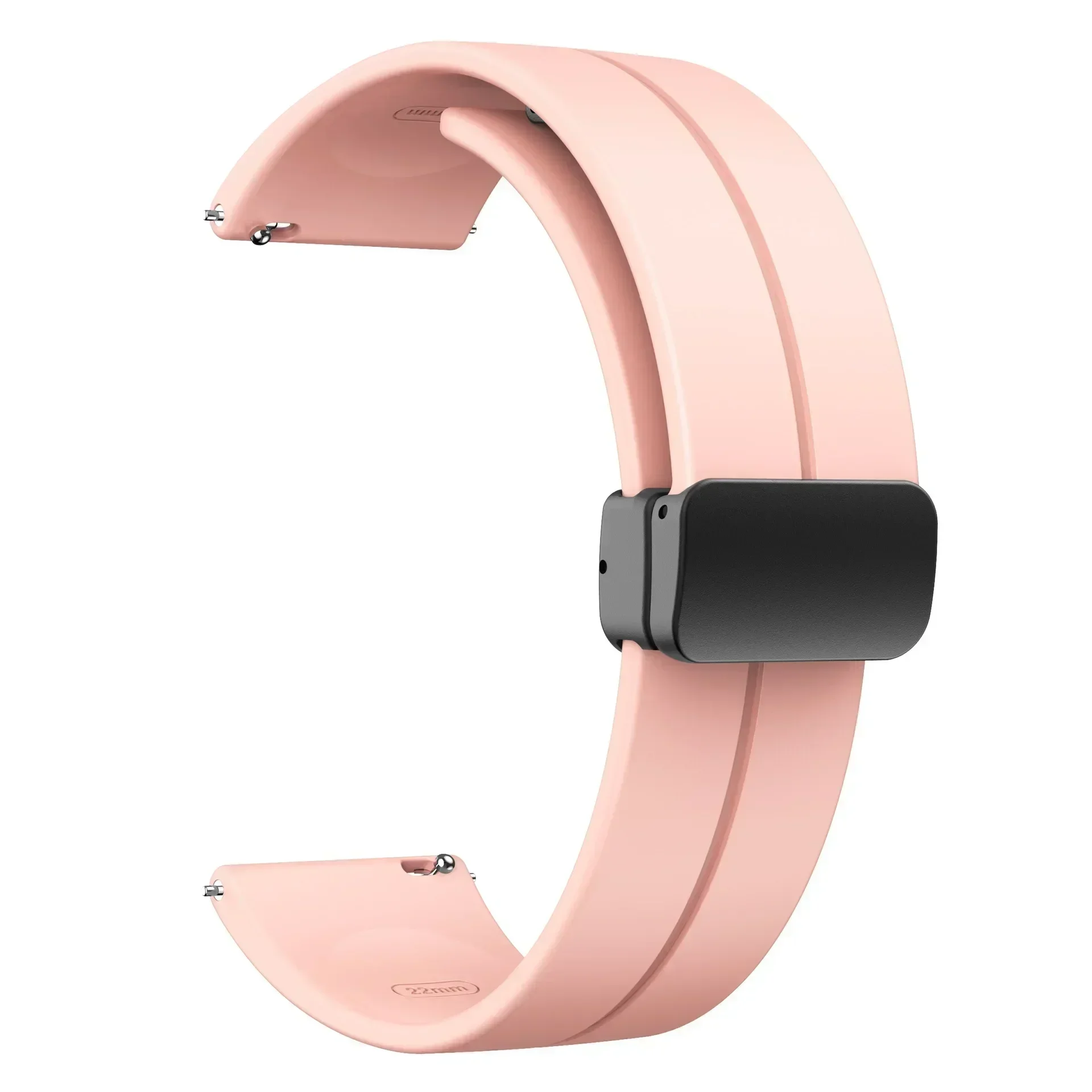 Magnetic Silicone Watch Strap, 20mm/22mm - Universal Fit
