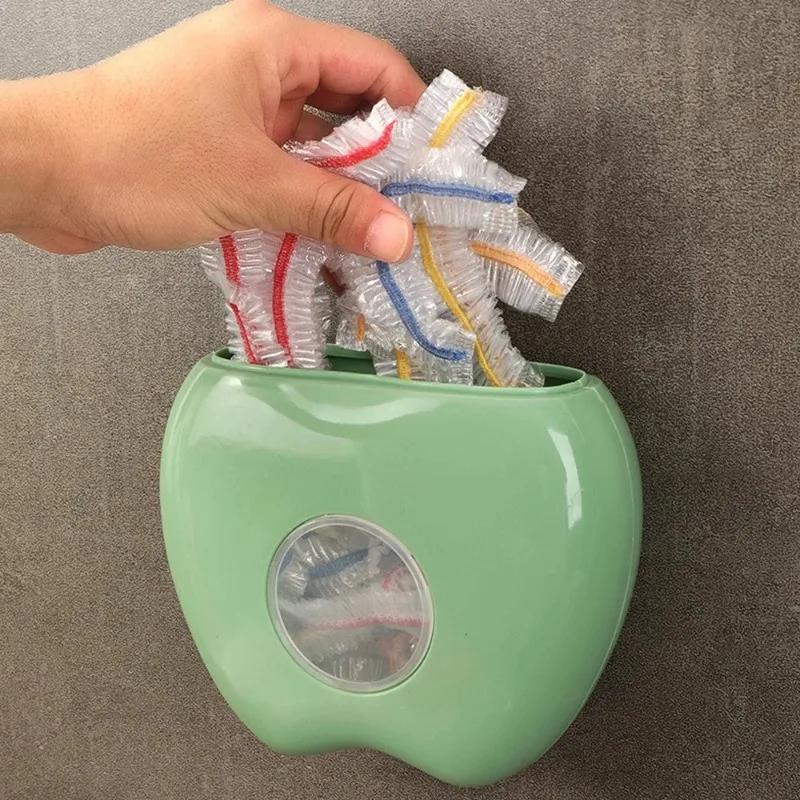 Description Picture 3 of itemPlastic Wrap Storage Box Kitchen Storage Box for Food Film Food Cover Bag Organizer Shower Caps Dispenser