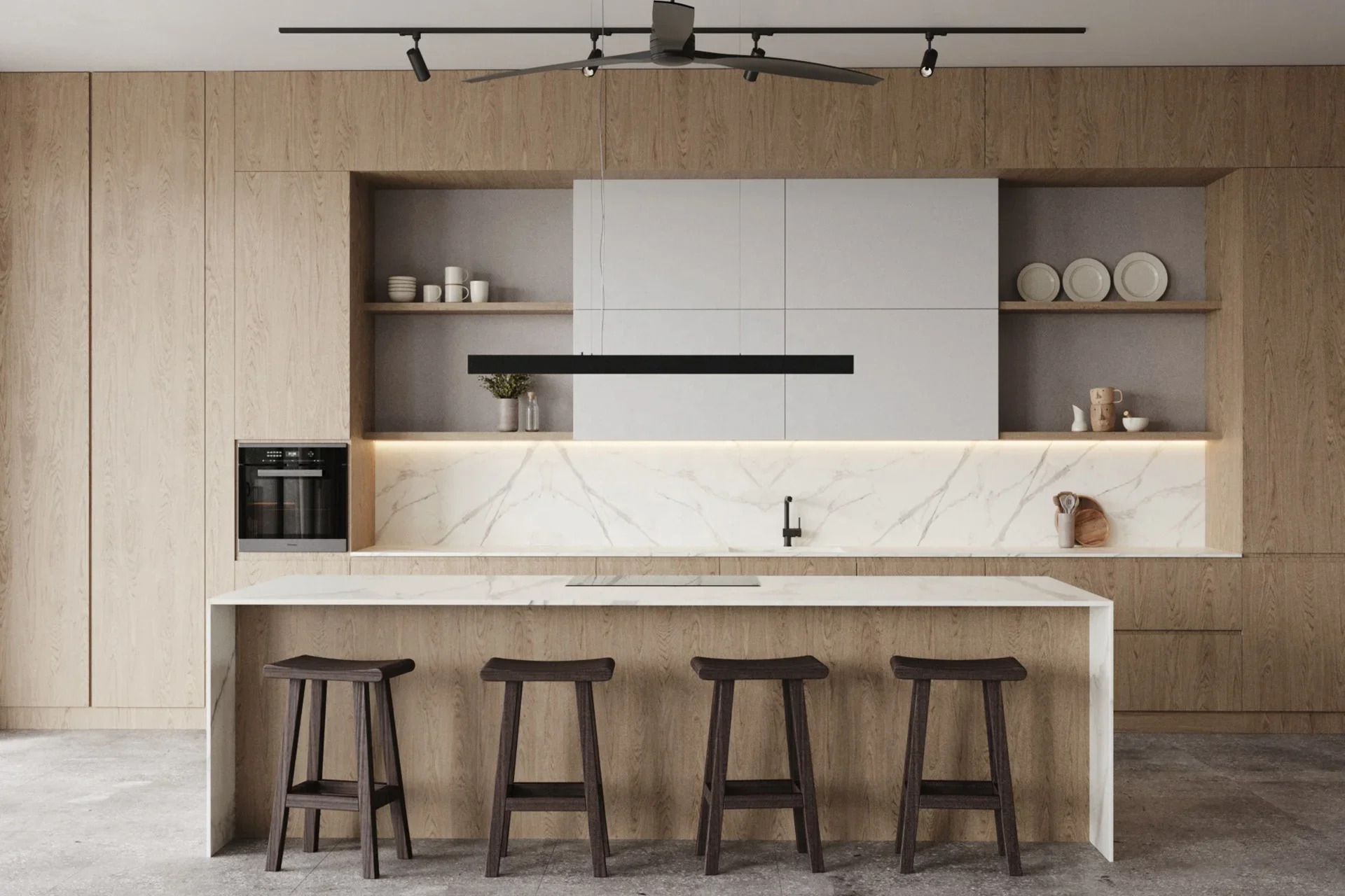 Luxury Island Solid Surface Plywood Storage Kitchen Unit Set Modern Corner Cabinet Wall Kitchen Cabinet Lift System