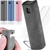 2 In 1 Screen Cleaner Spray Smartphone Soft Microfiber Polishing Cloth Phone PC Cleaner Set Cleaning Brush for Apple IPad IPhone 1