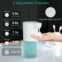 New 300/600ML Automatic Touchless Sensor Foam Soap Dispensers Bathroom Smart Washing Hand Type-C Charging Household  Dispenser 2