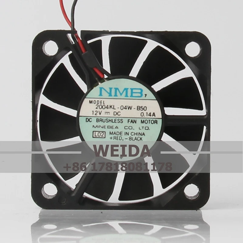 

2004KL-04W-B50 Case Fan Double Ball Mute Cooling Fan For NMB 5CM 5010 12V 0.14A 2 Wire Cooling Fan 50*50*10mm