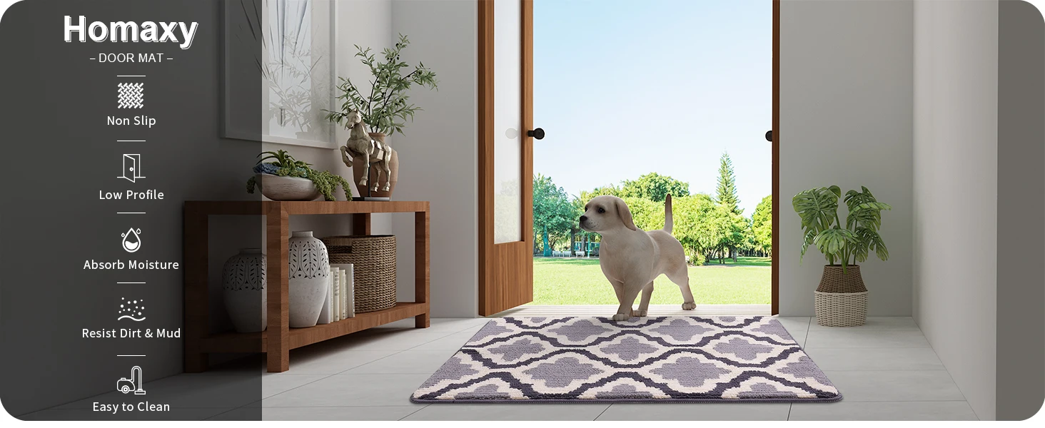 Description Picture 3 of itemKitinjoy Entrance Door Floor Mat Non-slip Soft Machine Washable Doormats Super Absorbent Baththroom Floor Mats Decoration Carpet