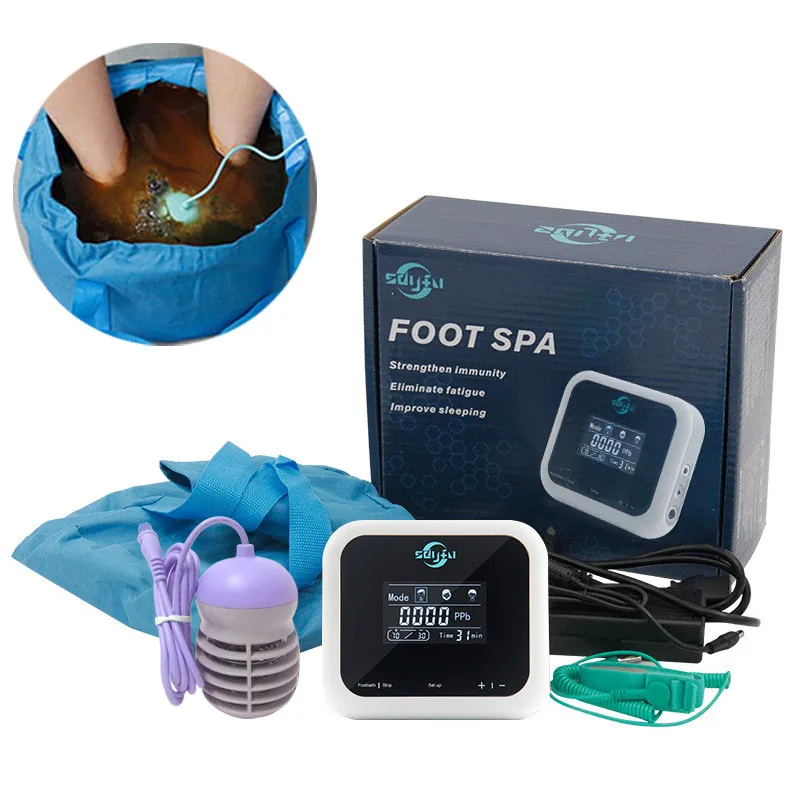 

Foot Spa Machine Ion Detox Foot Bath Strengthen Immunity Eliminate Fatigue Improve Sleeping Tub Array Aqua Cell Ionic Cleanse