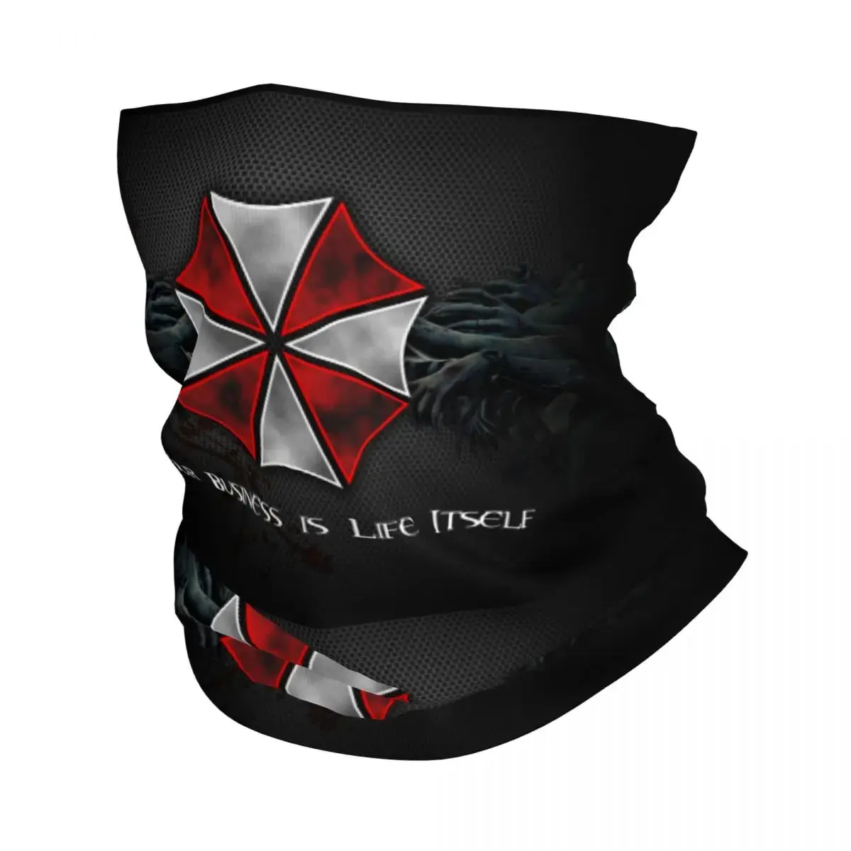 

Corporation Umbrellas Bandana Neck Warmer Women Men Winter Ski Tube Scarf Gaiter Horror Zombie Video Game Face Cover