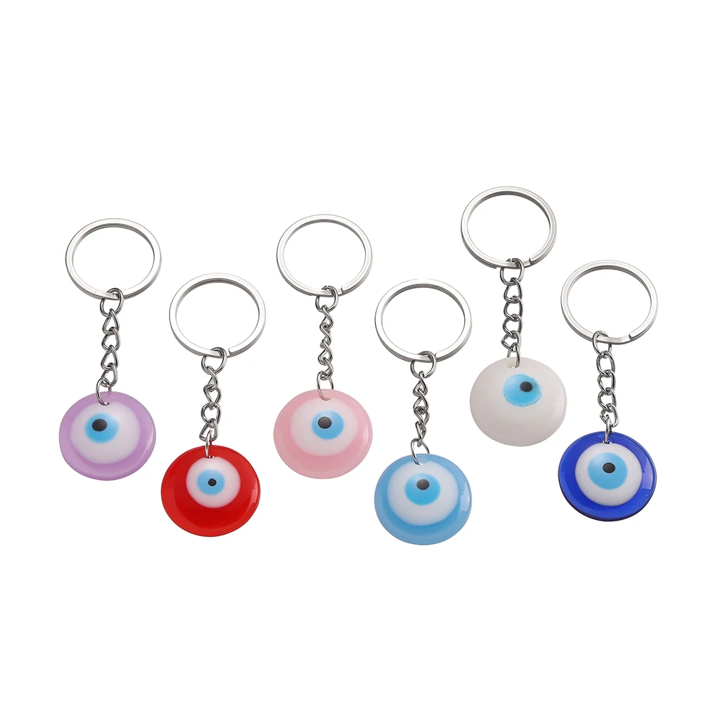 Lucky Eye Glass Protection Keychain Charm