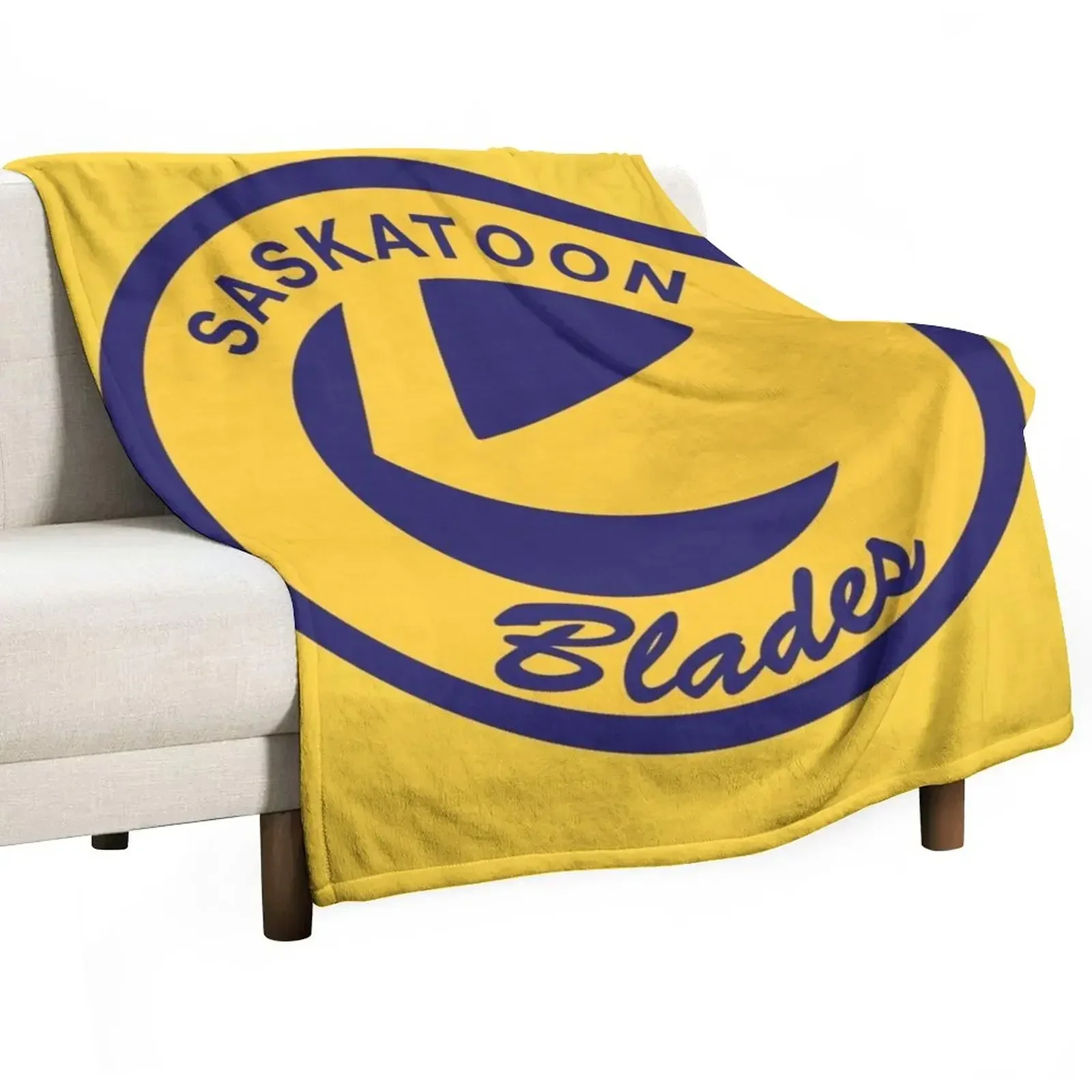 

Saskatoon Blades Throw Blanket Warm Bed Blankets