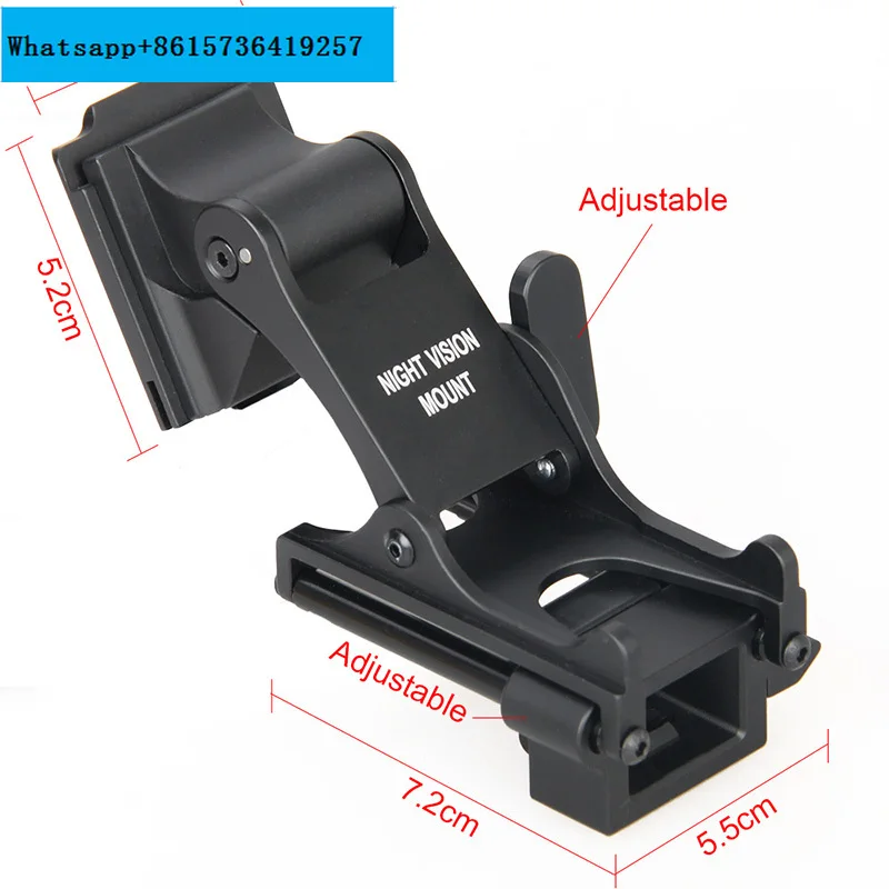 

Aluminum Alloy helmet Mounted accessory NVG night vision scope mount PVS14 night vision helmet adapter GZ24-0131