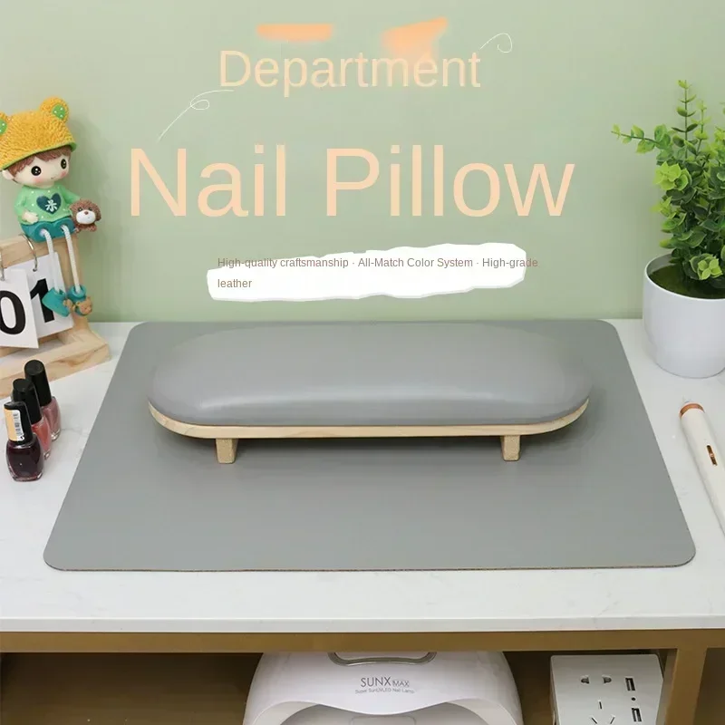 Professional 1PC PU Leather Nail Hand Pillow Cushion Hand Pillow Holder Arm Rests Manicure Table Mat Nail Art Stand Salon Tool