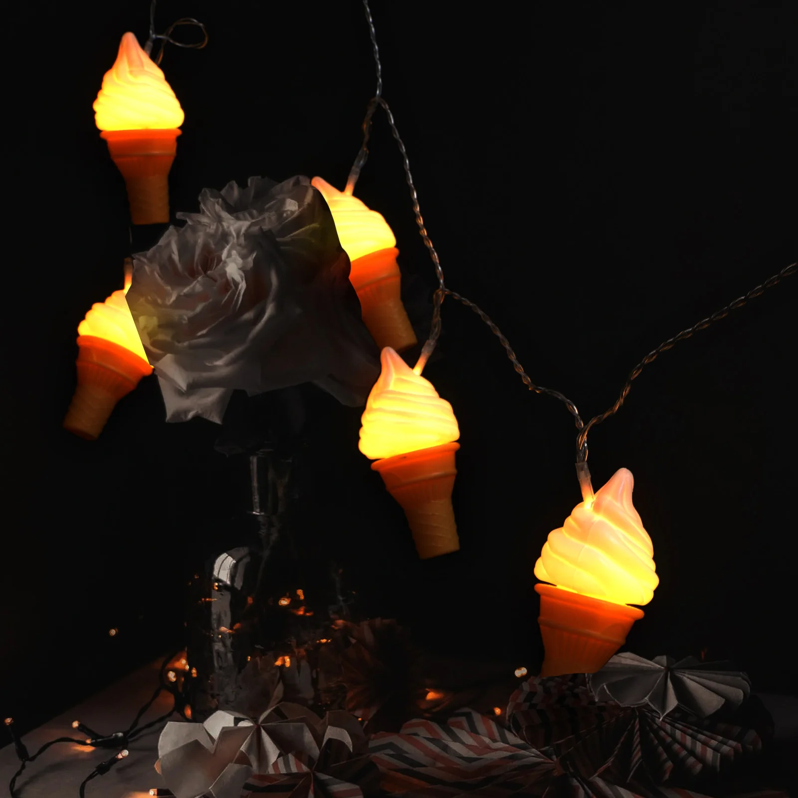 

Rope Lights for outside Ice Cream String Holiday Decorative Lamp Children's Room