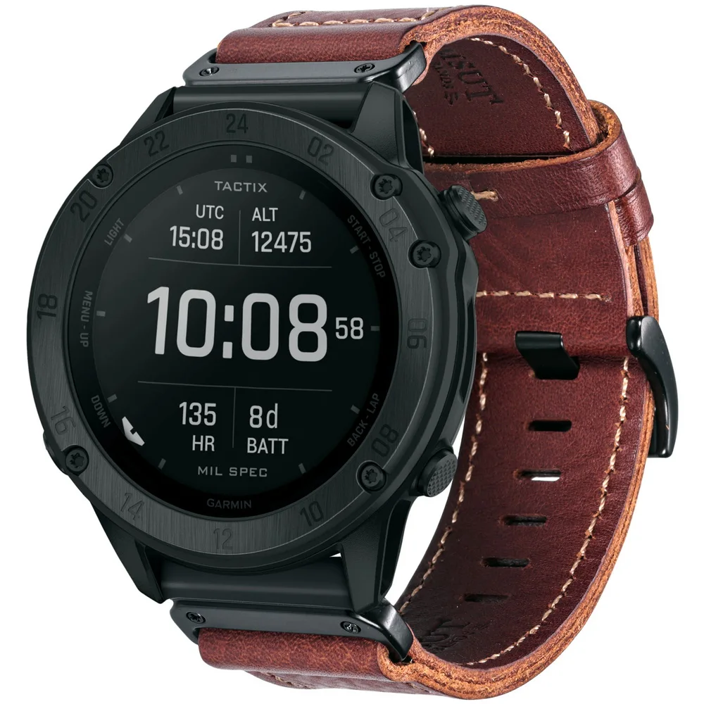 Elevate Leather Watch Band - Premium Quickfit Strap in Multiple Sizes