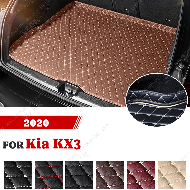 

3D Surrounding Design Waterproof Car Trunk Mat For Kia KX3 2020 Custom Car Accessories Auto Interior Decoration