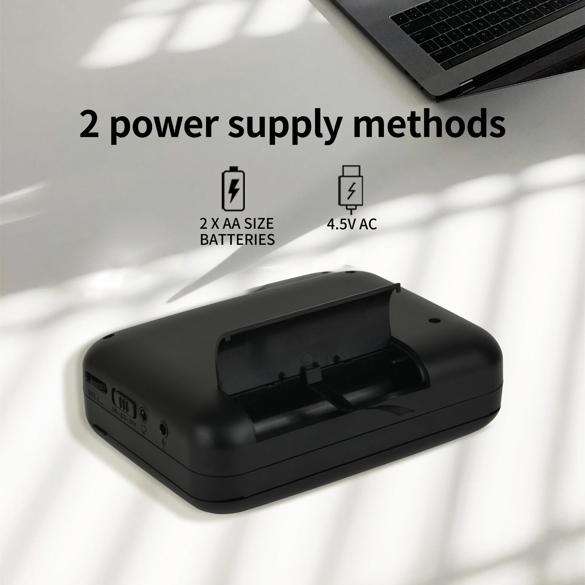 TOMASHI Portable Stereo Cassette Player Tape Recorder Walkman with Microphone Headphone Jack cassette player