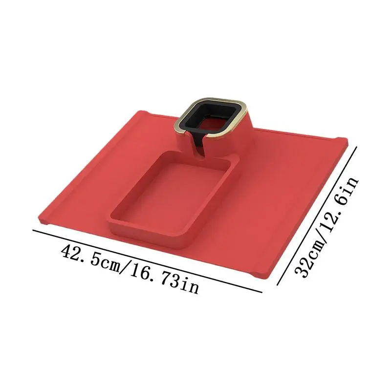 Couch Arm Table Couch Arm Remote Control Cup Holder Tray Anti-Spill Sofa Organizer Drinks Remotes Holder For Snacks Storage