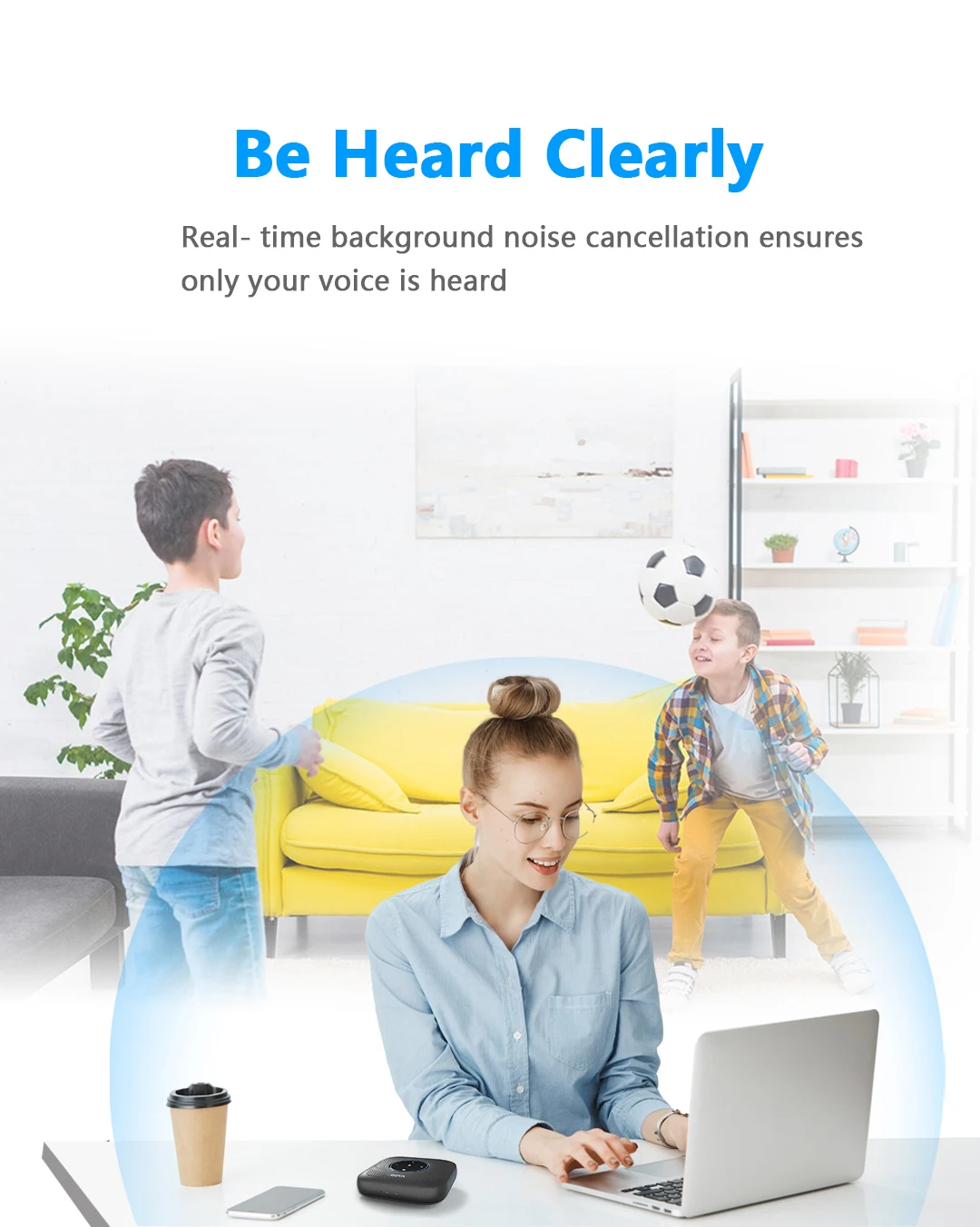 Boya Blobby Pro Bluetooth Conference Microphone in Bangladesh
