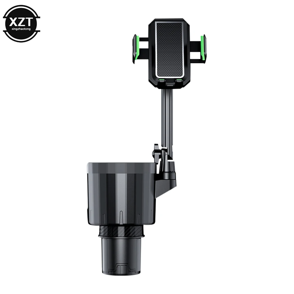 

Car Cup Holder Phone Stand Universal 2 in 1 Drinking Bottle Mount Cellphone Cradle Adjustable Car Mount Support for SUV