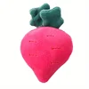 Plush Cat Toys Interactive Kicker Teeth Grinding Fruit Shaped Pet Toy for Kittens 5