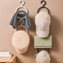 Multifunctional Easy To Use Can Be Combined Hat Hook Hat Storage Rack Coat Hook Scarf Clothing Foldable Firm Storage Rack