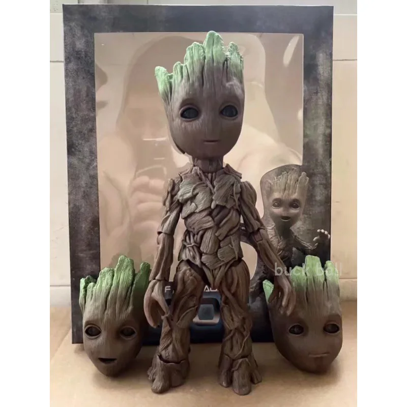 

ML Guardians Of The Galaxy Anime Figure Baby Groot Tree Man Hands Moveable Action Figures Model Toys Desktop Decoration Cute Dol