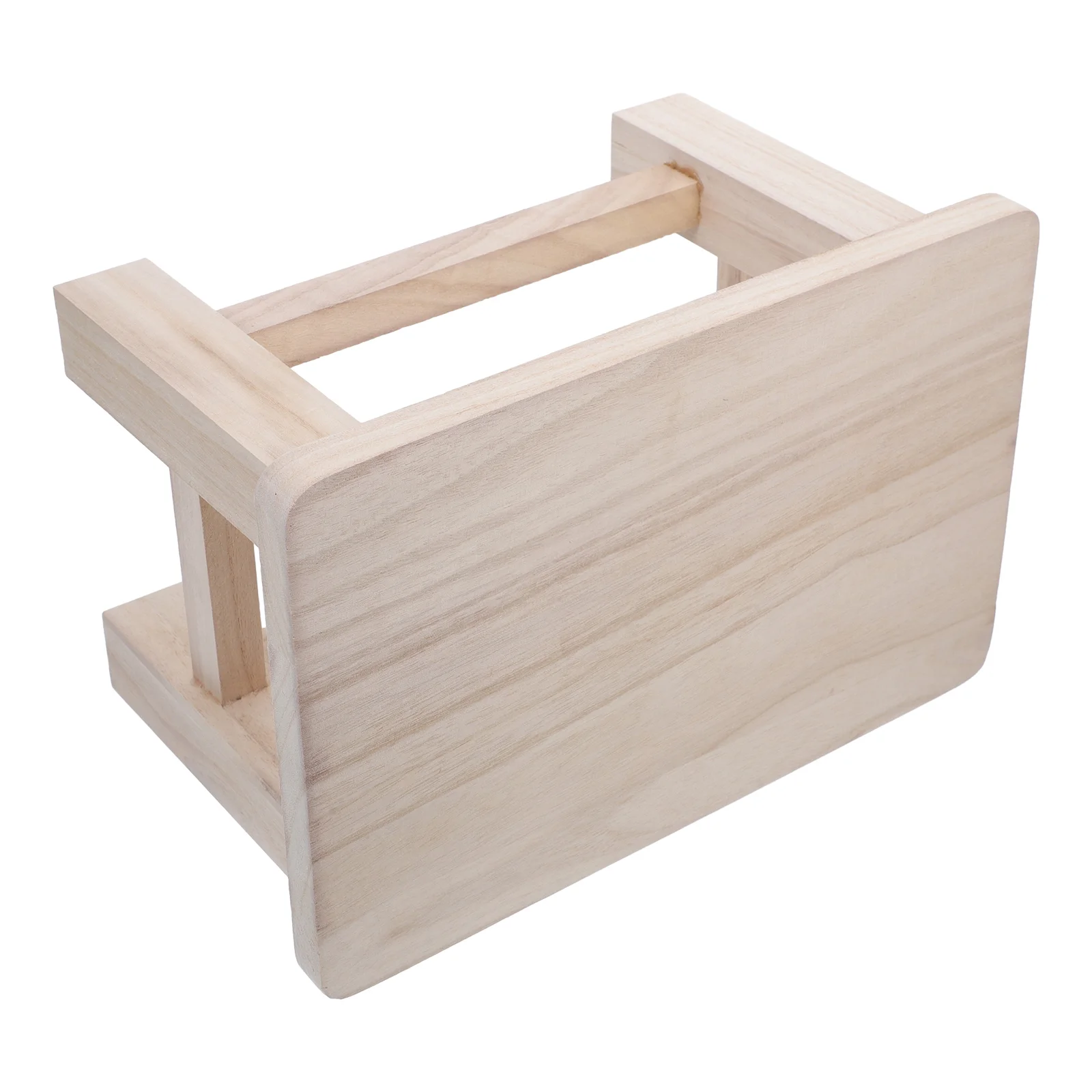 3Pcs Solid Wood Children Shoe Changing Stool Kids Step Stools Low Seat Benches Wooden Footrest Compact Children Furniture