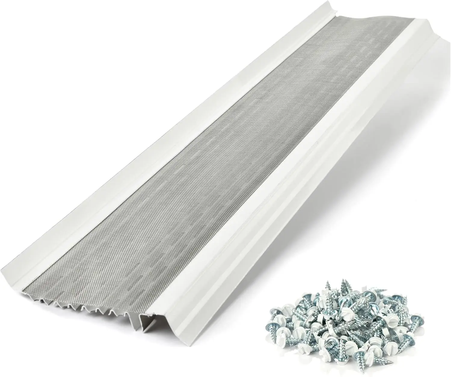 Gutter Covers Micromesh 5&rdquo; Aluminum Stainless Steel Gutter Guards 100 Feet