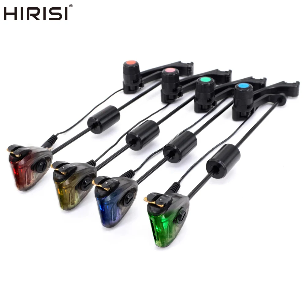 Hirisi Tackle Karper Vissen Beetalarm Set en Ontvanger met Snag Ear Bar In Case (1 plus 4