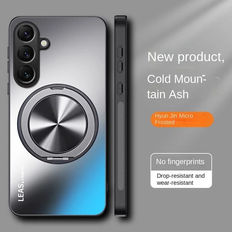 Enhanced Protective Hard Matte Case with Magnetic Ring