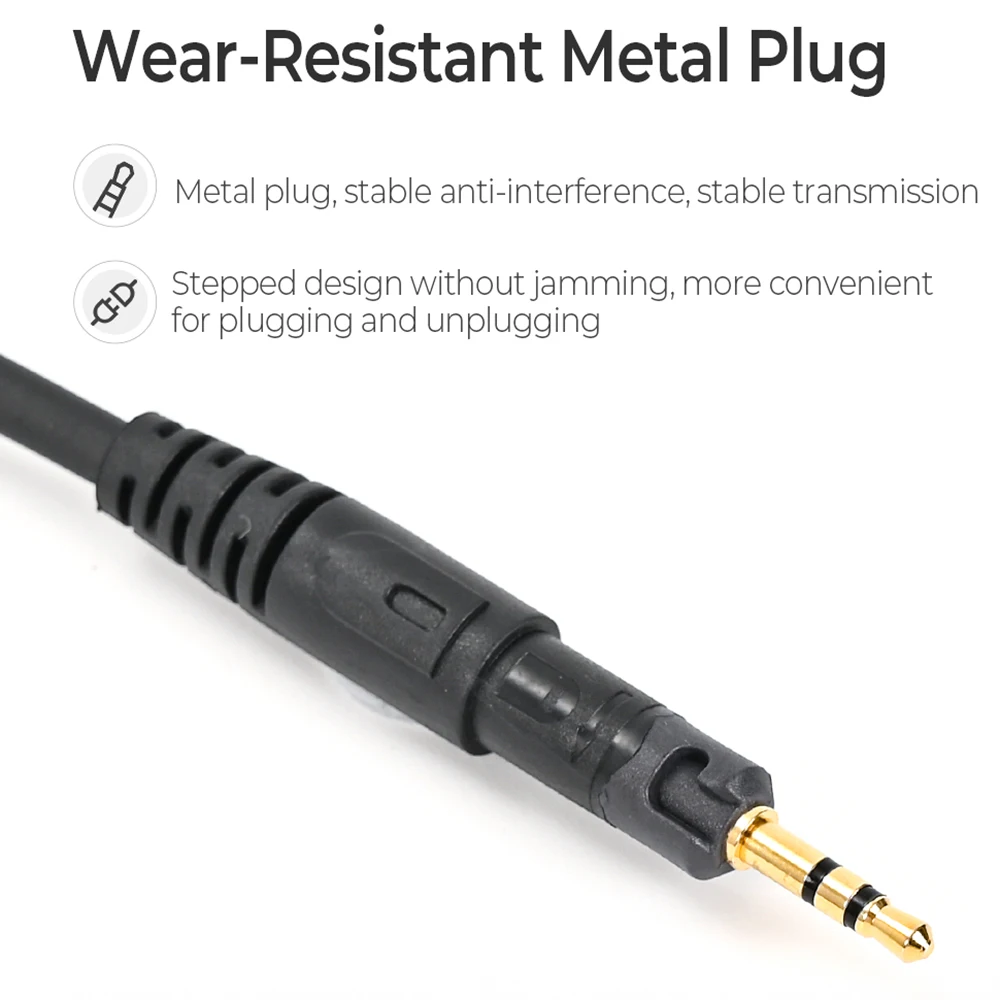 2.5mm3.5mm+6.35mm 인기 판매 스프링 오디오 케이블 (오디오 테크니카 ATH-M60X ATH-M50x ATH-M40x M70x 헤드폰용)
