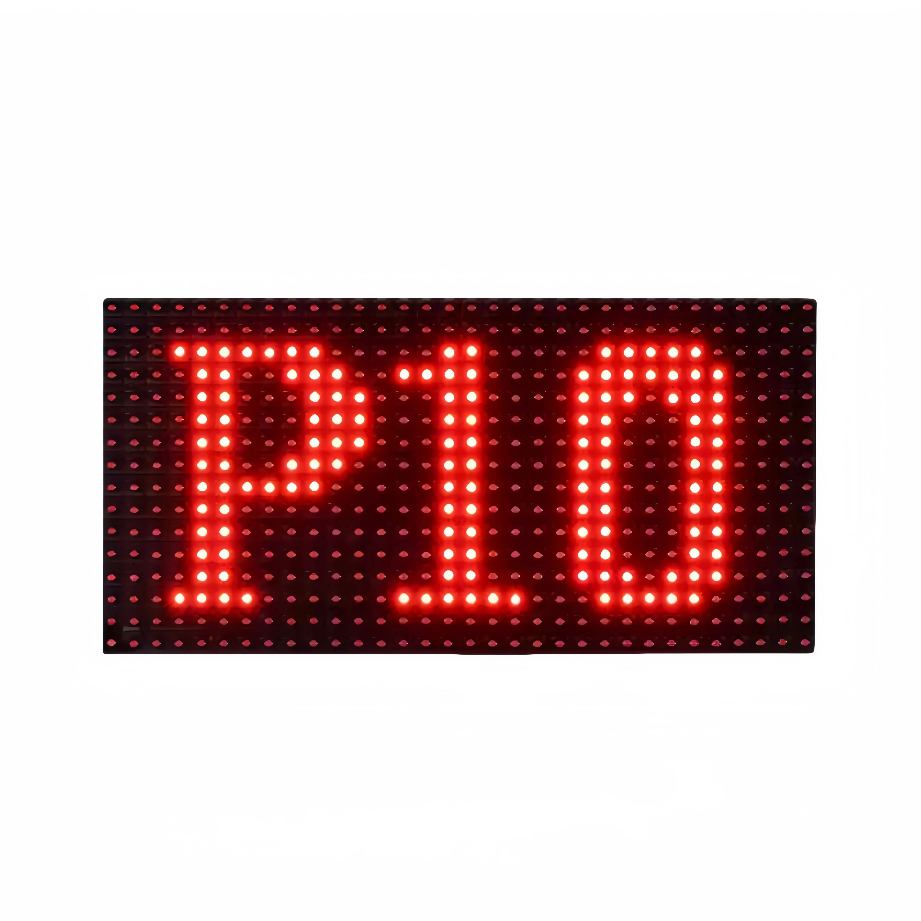 SMD P10 핫 판매 모델 단일 빨간색 LED 모듈 강조