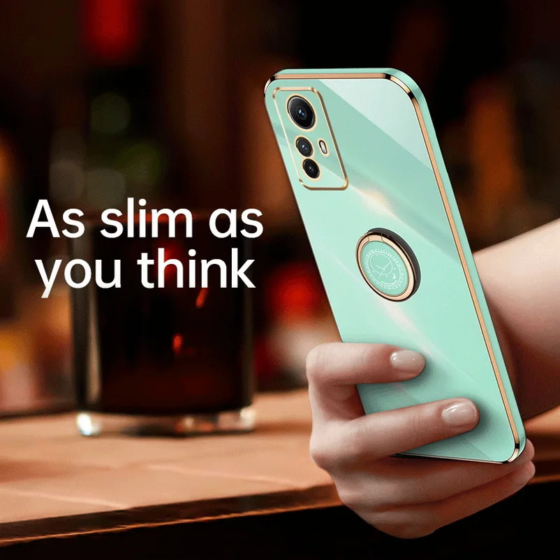 Phone Case With Finger Ring Holder For Xiaomi Redmi Note Series_voghion.com