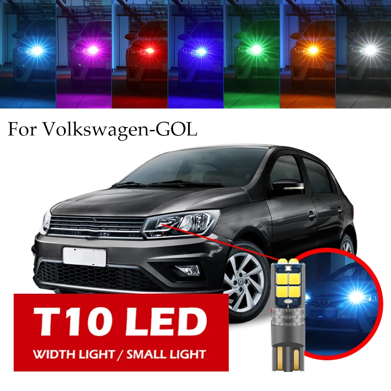 

1ps T10 LED W5W For Volkswagen-GOL Side Door Light, Small Headlight, Car Boot, License Plate Light