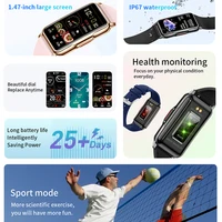 For Android IOS Smart Bracelet Women Smartwatch Men Heart Rate Monitoring Waterproof 20+Sports mode Smart Watch For Ladies +Gift - Image 4
