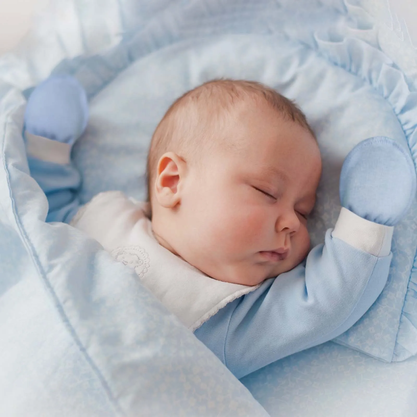 5 Pairs of Gloves, Newborn Baby Mittens Without Scratches Are Suitable For Boys Girls, Suitable for Infants Aged 0 to 6 Months
